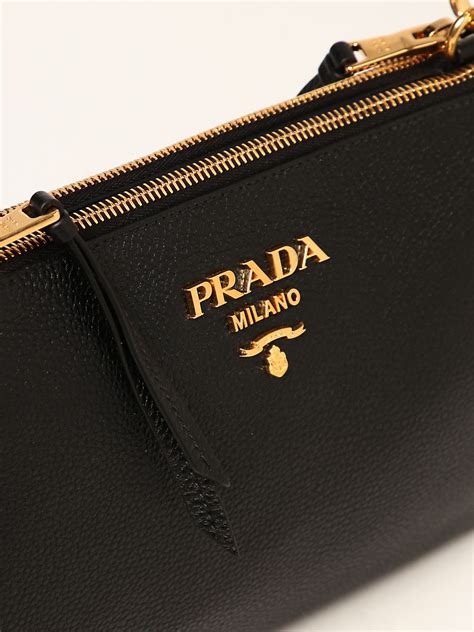 borsa nera a righe prada a tracolla|Moda Donna − Borse a tracolla Prada in Nero .